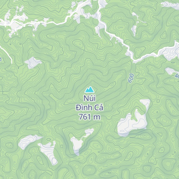 Map of Núi Đình Cả