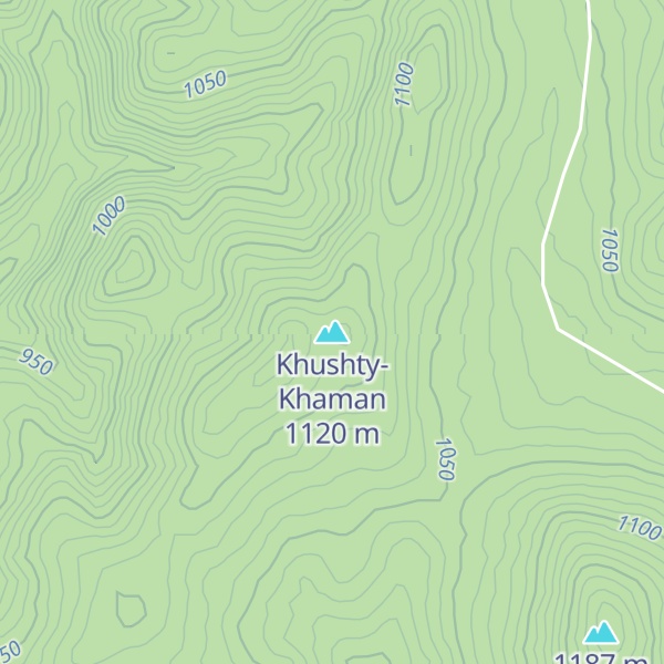 Map of Khushty-Khaman