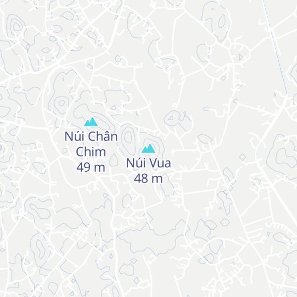 Map of Núi Vua