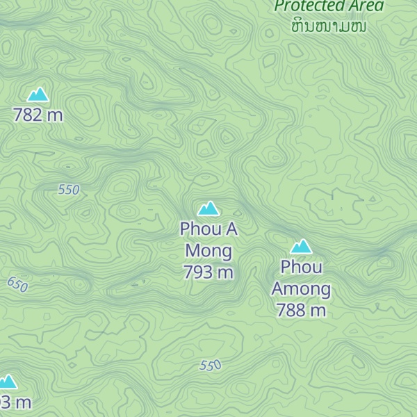 Map of Phou A Mong