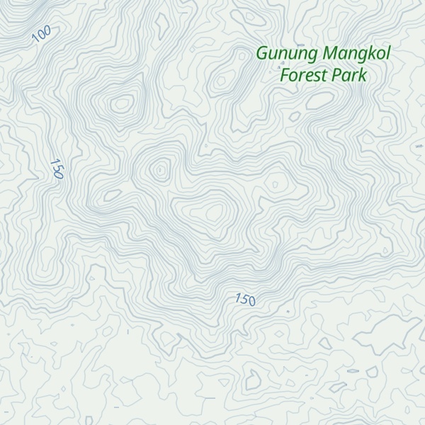 Map of Gunung Mangkol