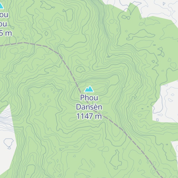 Map of Phou Dansèn