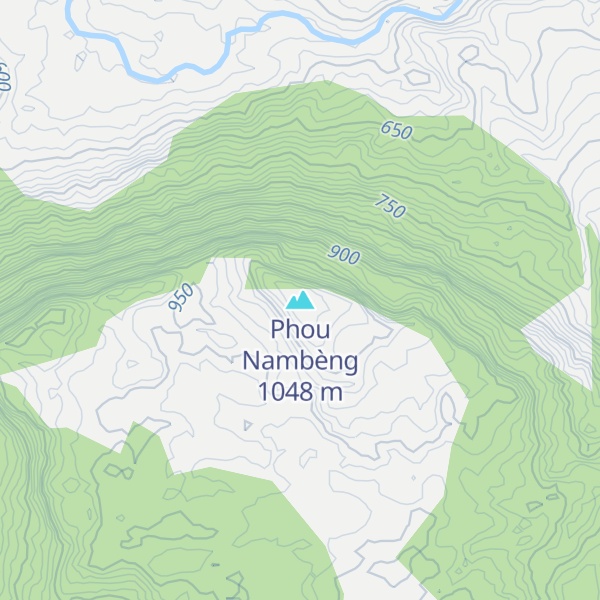 Map of Phou Nambèng