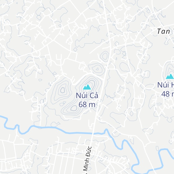 Map of Núi Cả