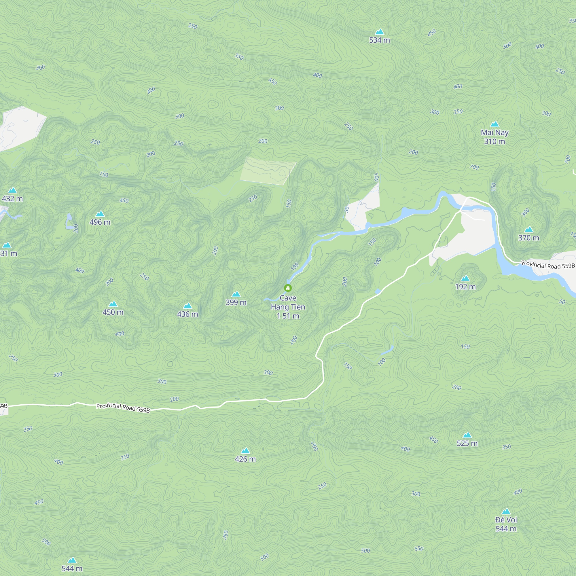 Cave Hang Tien 1 map