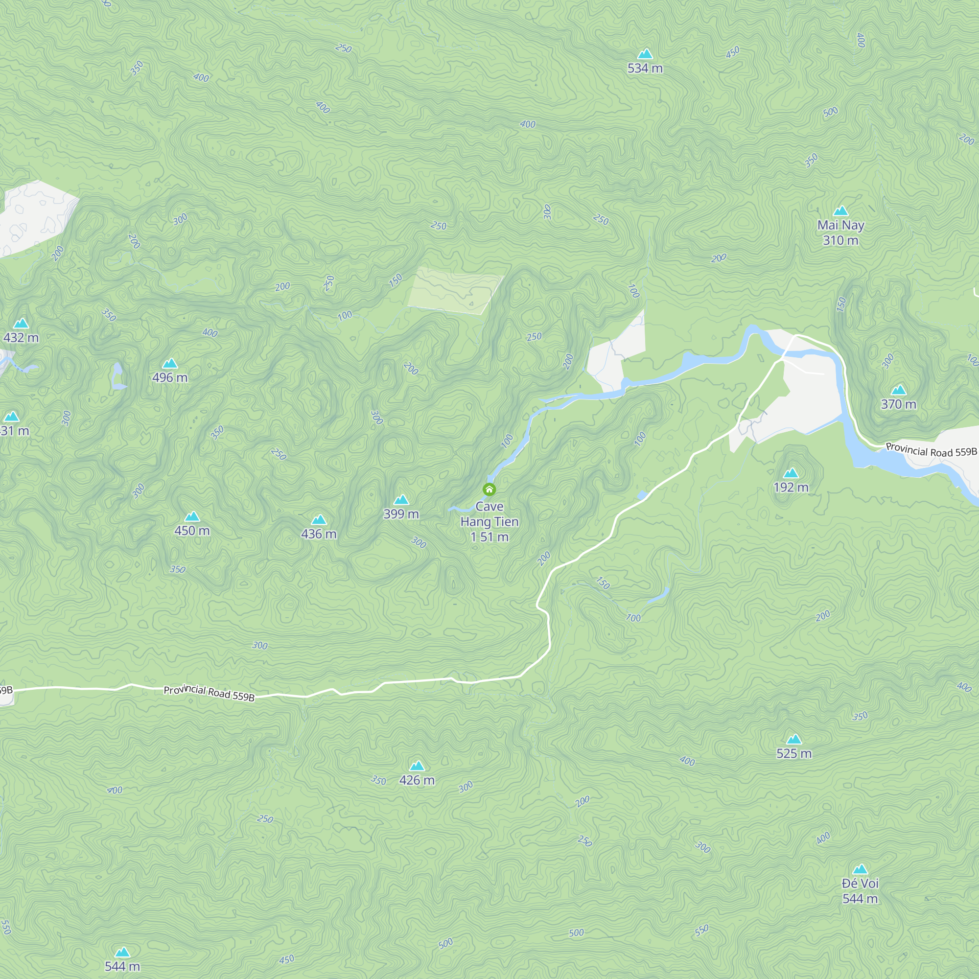 Cave Hang Tien 1 map