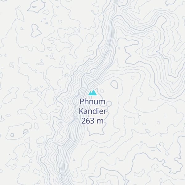 Map of Phnum Kandier