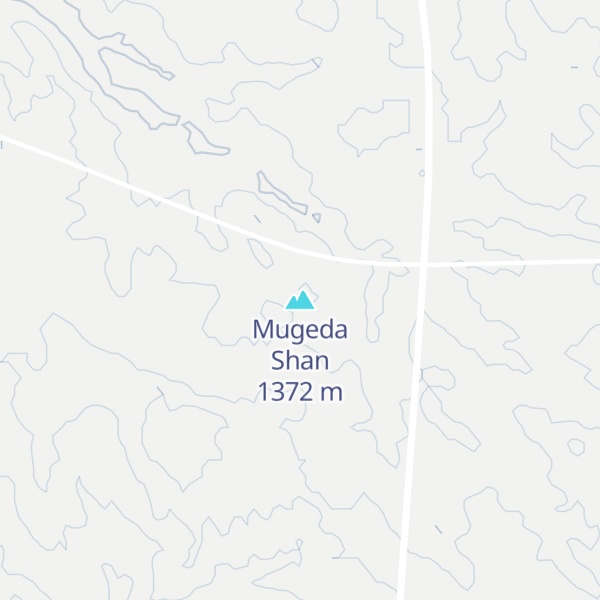 Map of Mugeda Shan