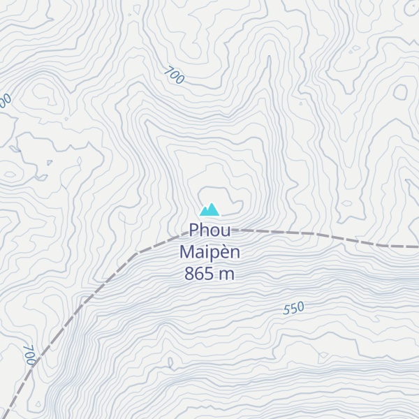 Map of Phou Maipèn