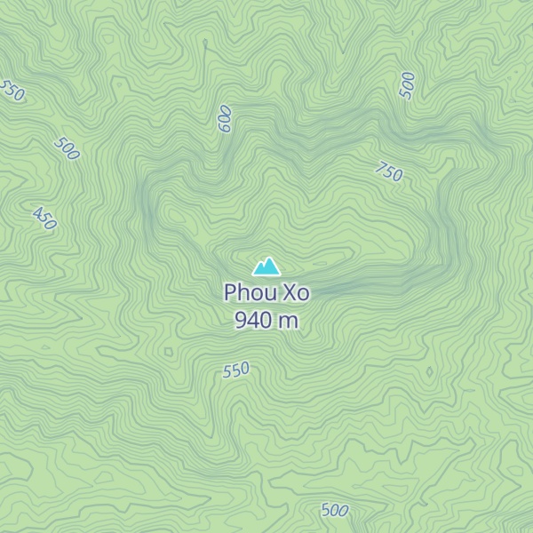 Map of Phou Xo
