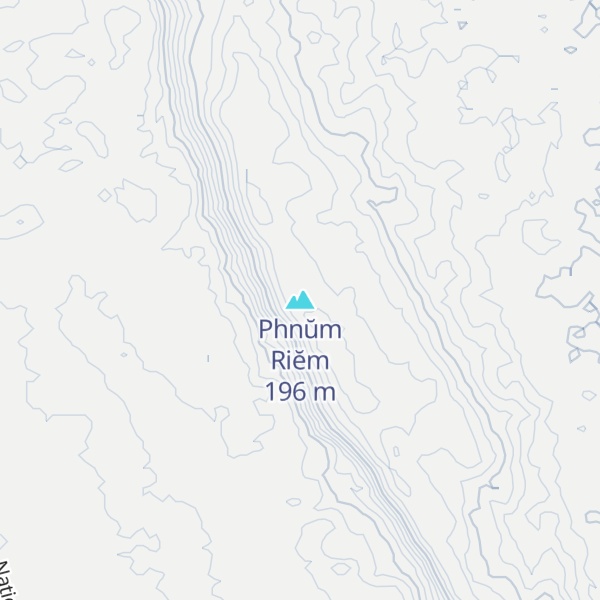 Map of Phnŭm Riĕm