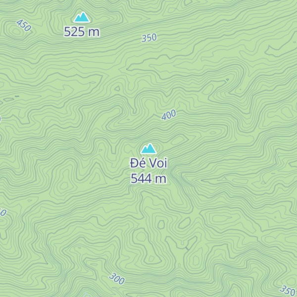 Map of Đé Voi