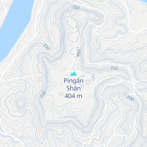 Map of Píngān Shān