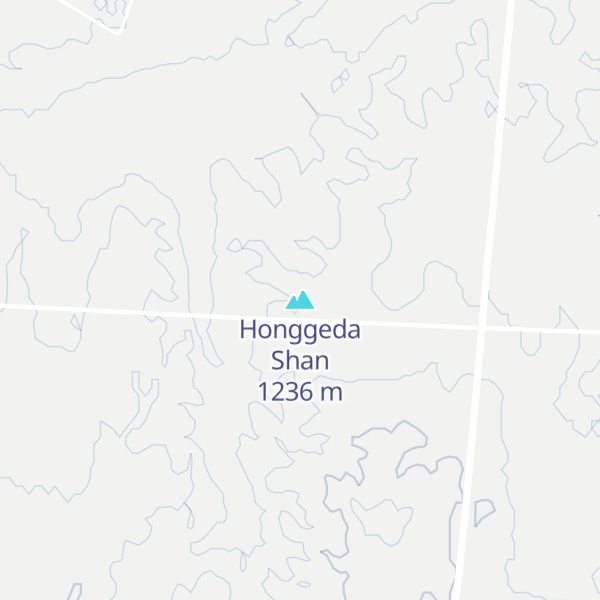 Map of Honggeda Shan