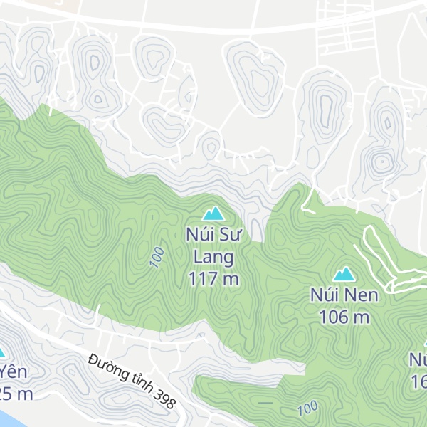 Map of Núi Sư Lang