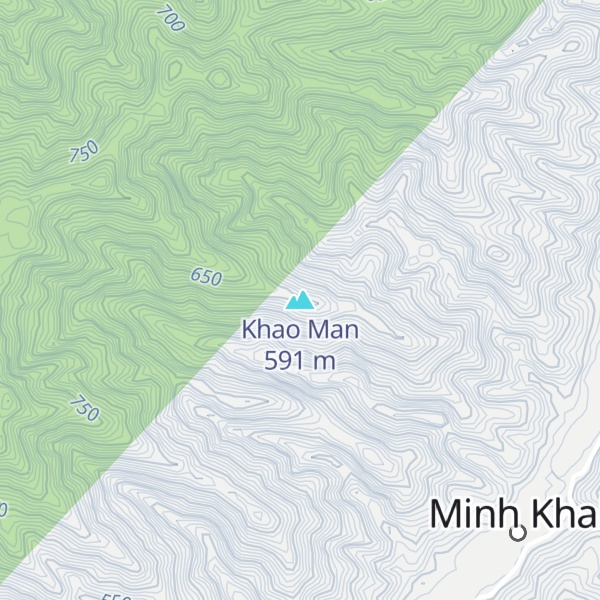 Map of Khao Man