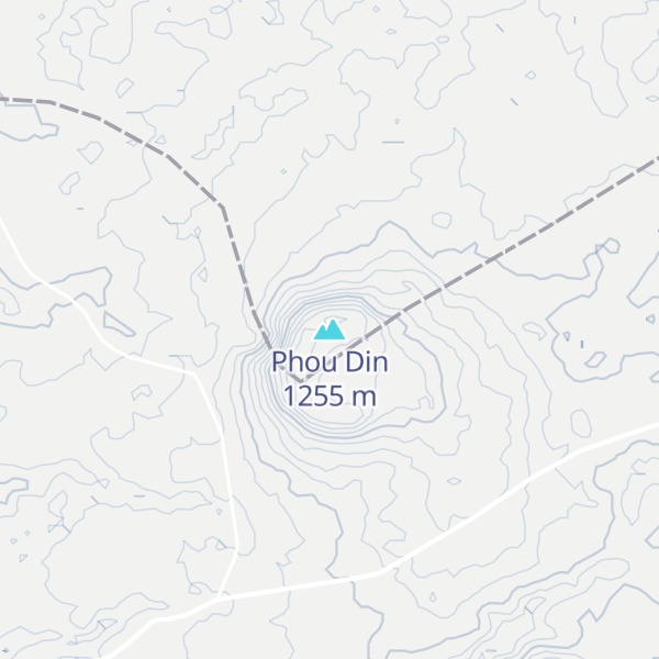 Map of Phou Din