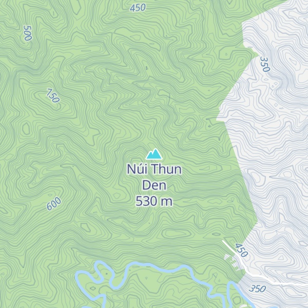 Map of Núi Thun Den