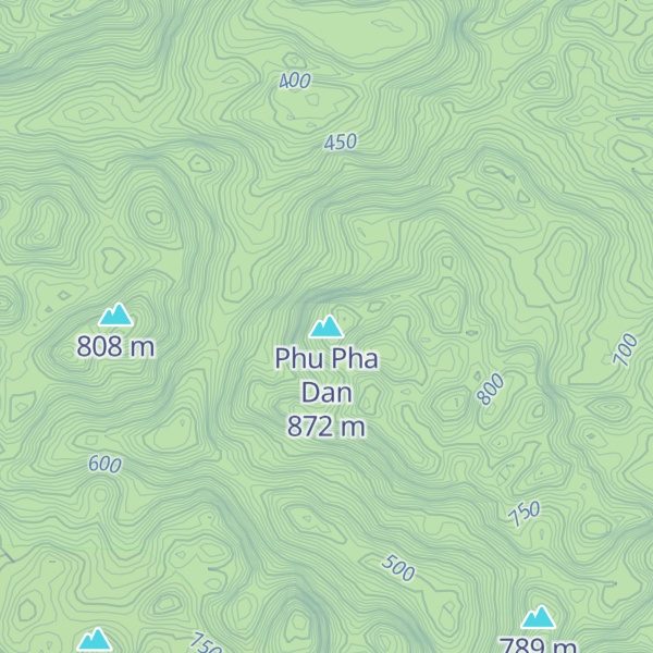 Map of Phu Pha Dan