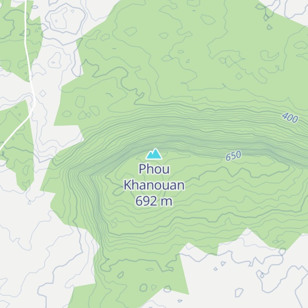 Map of Phou Khanouan