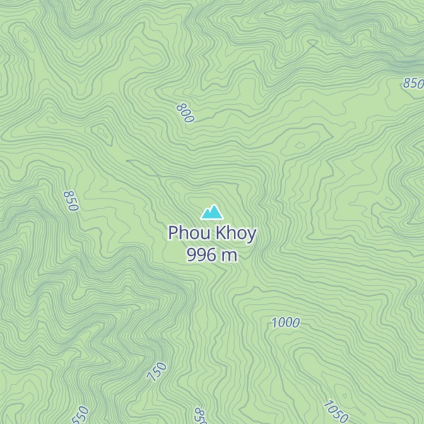 Map of Phou Khoy