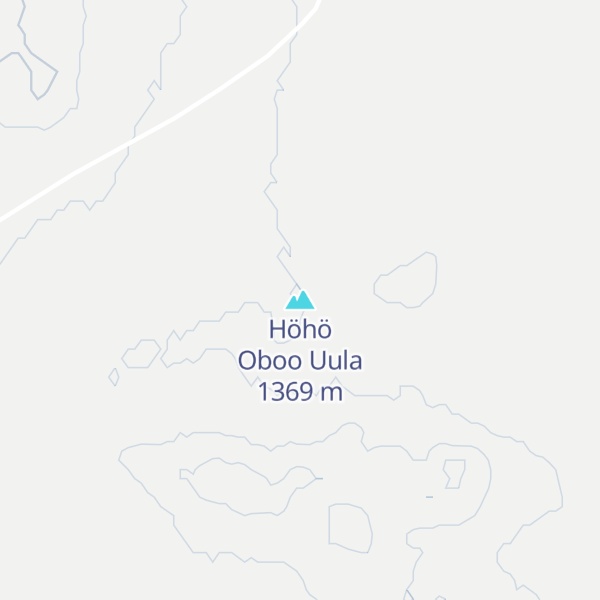 Map of Höhö Oboo Uula