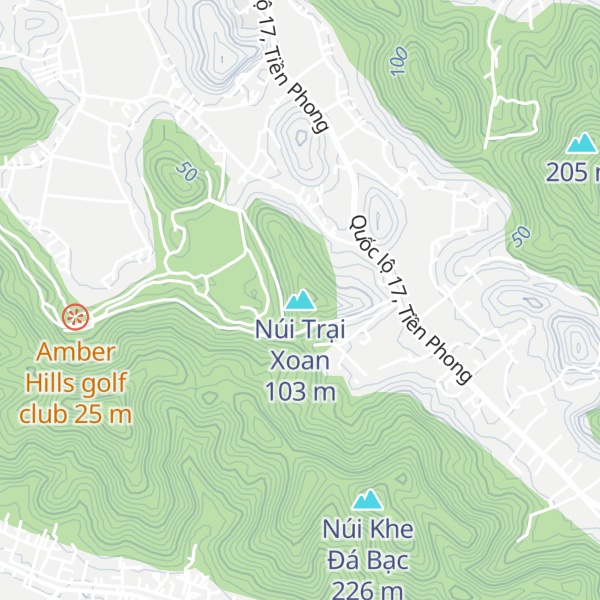Map of Núi Trại Xoan