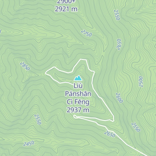 Map of Liù Pánshān Cì Fēng