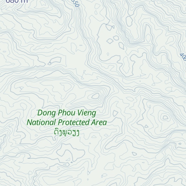 Map of Phou Roba