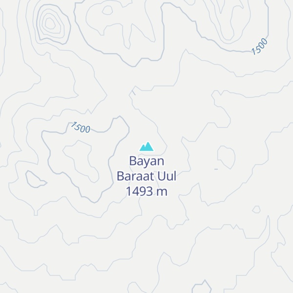 Map of Bayan Baraat Uul