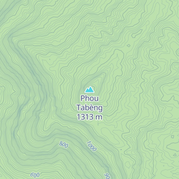 Map of Phou Tabèng