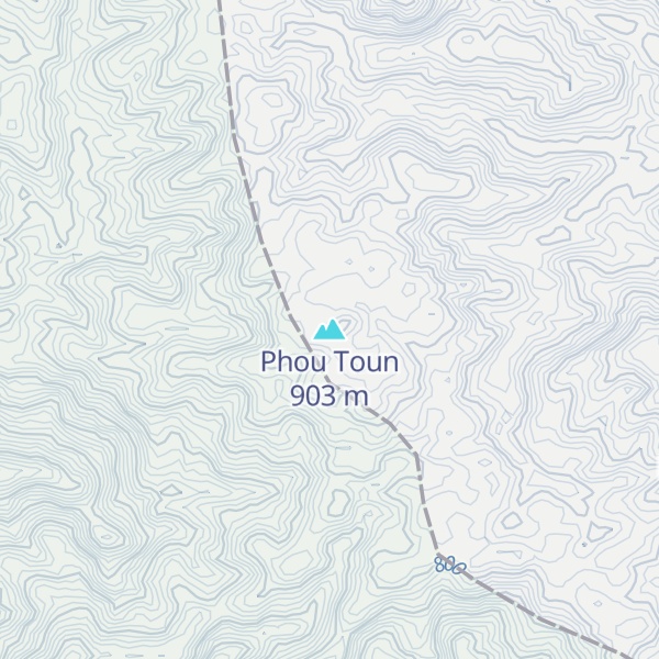 Map of Phou Toun