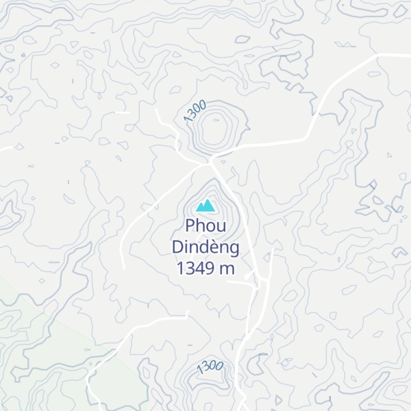 Map of Phou Dindèng