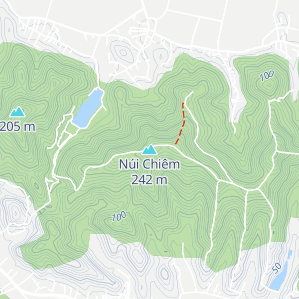 Map of Núi Chiêm