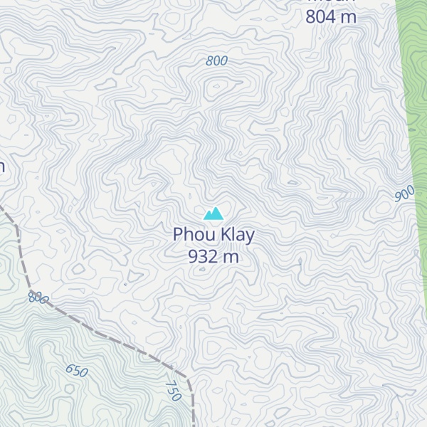 Map of Phou Klay