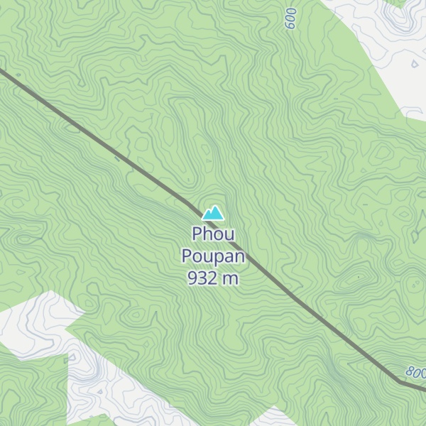 Map of Phou Poupan
