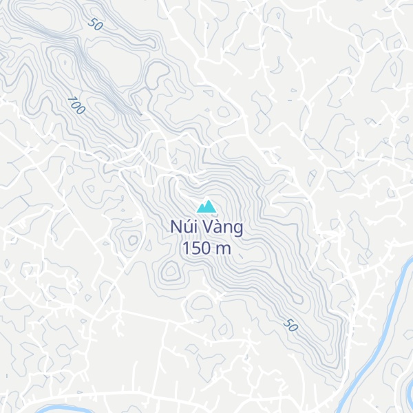 Map of Núi Vàng