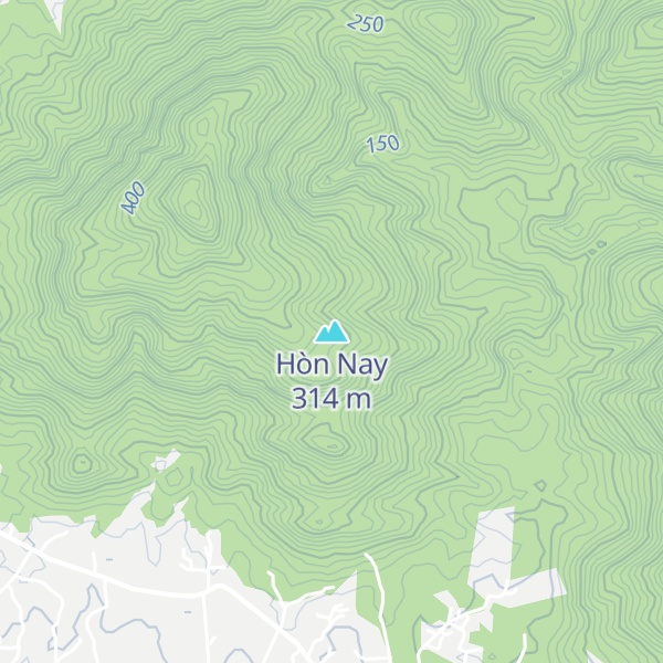 Map of Hòn Nay
