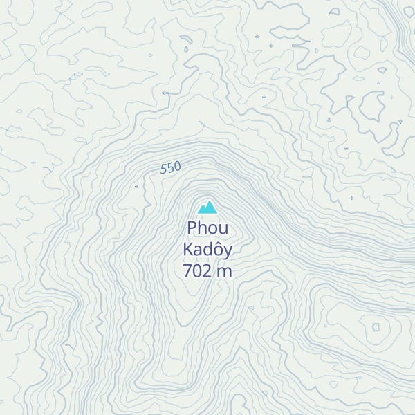 Map of Phou Kadôy