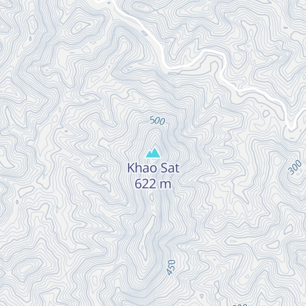 Map of Khao Sat