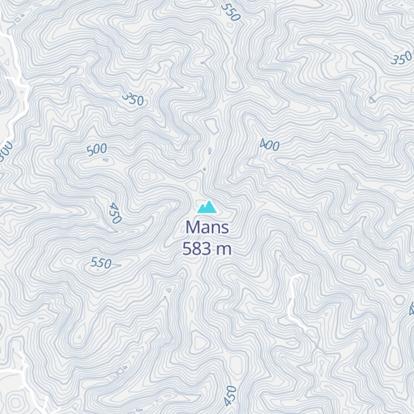 Map of Mans