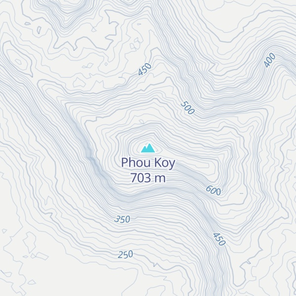 Map of Phou Koy
