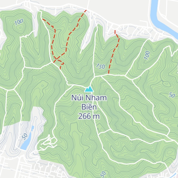 Map of Núi Nham Biền