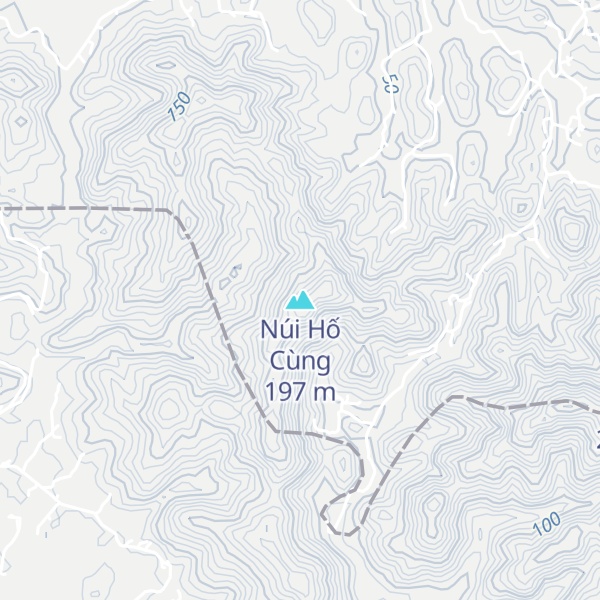 Map of Núi Hố Cùng