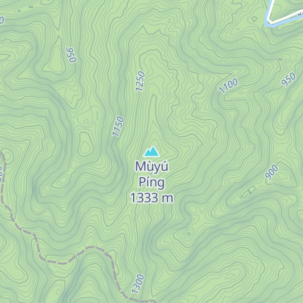 Map of Mùyú Píng