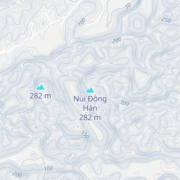 Map of Núi Đông Hán