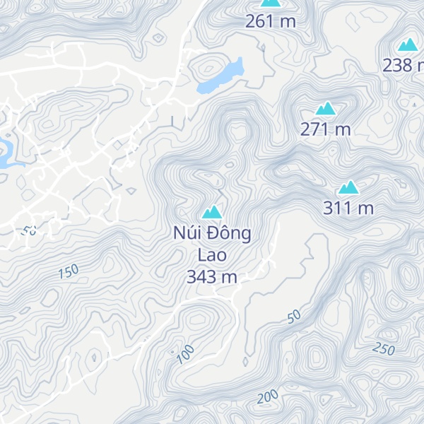 Map of Núi Đông Lao