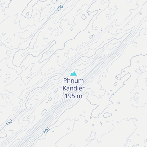 Map of Phnum Kandier