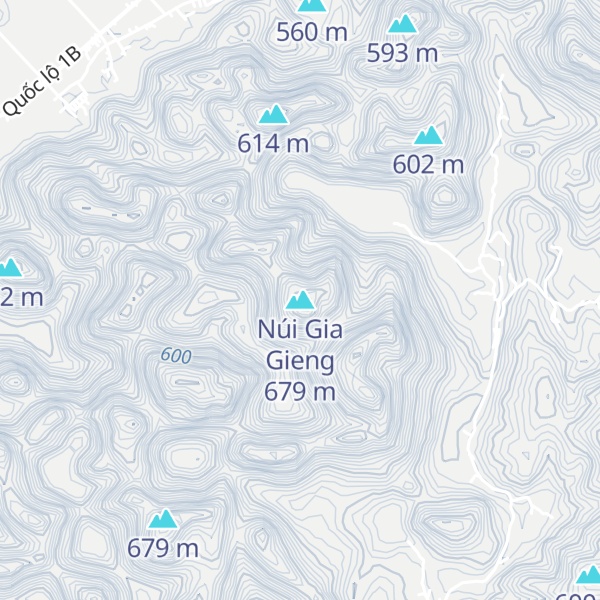 Map of Núi Gia Gieng