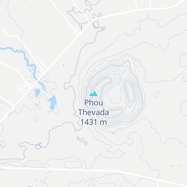 Map of Phou Thevada